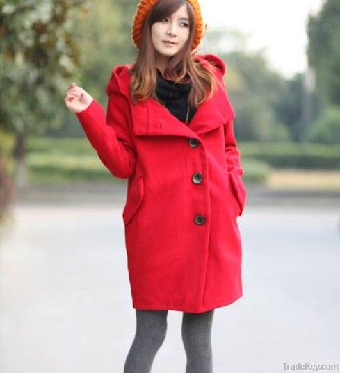 Thicken Large Lapel Warm Women Overcoat