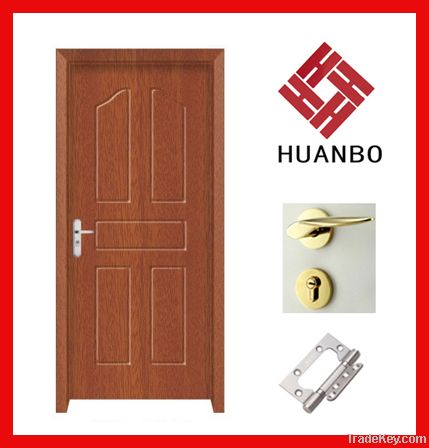 Interior PVC MDF Wooden Doors with frame