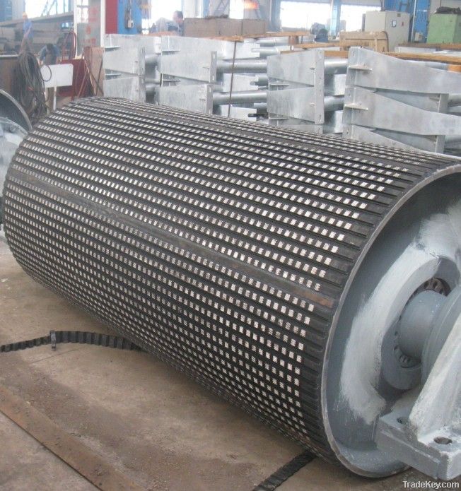 Conveyor redirection roller manufacture