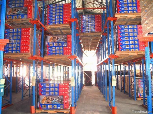 Drive in/thro pallet racking