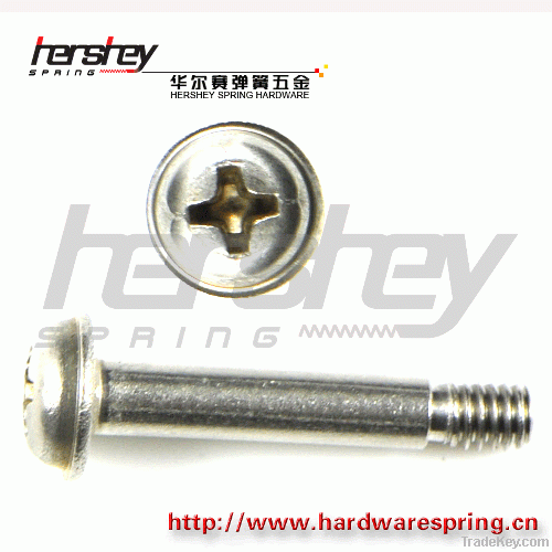 Phillips round head screws with zinc-plating