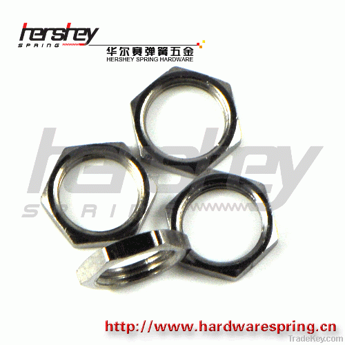 Various kinds of hex nuts