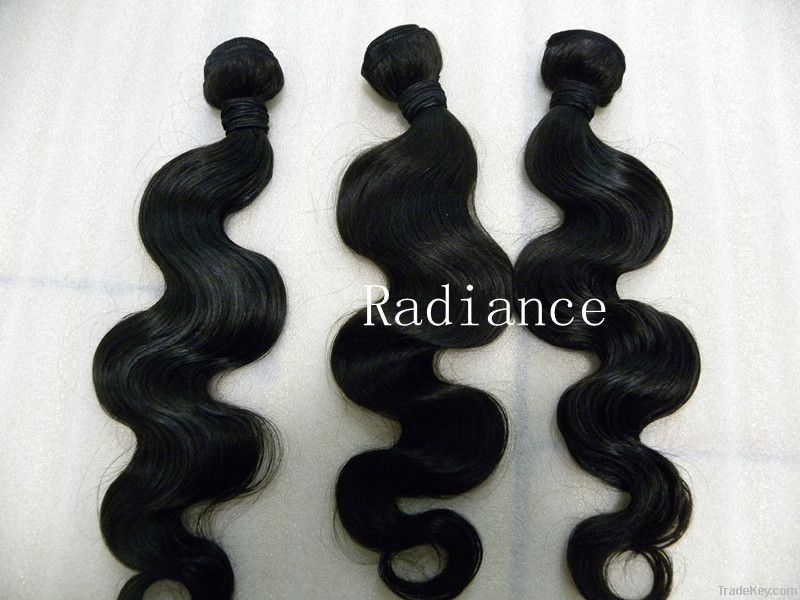 unprocessed  brazilian vigin remy hair body wave