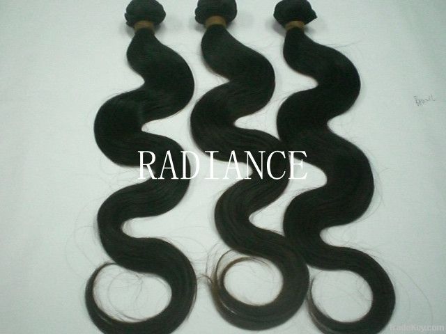 wholesale virgin peruvian human hair body wave remy hair weft