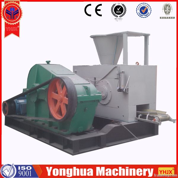 Coal briquette machine in March 2013