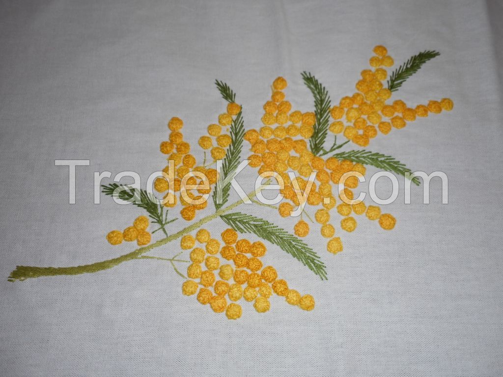 Handmade Embroidered tablecloths