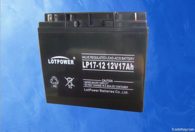 12v 17ah maintenance free SLA sealed lead acid battery