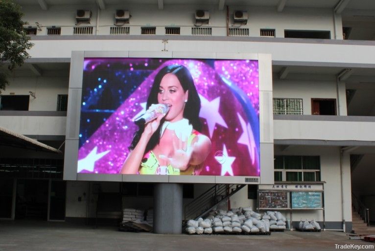 high brightness P12  full color led sreen display