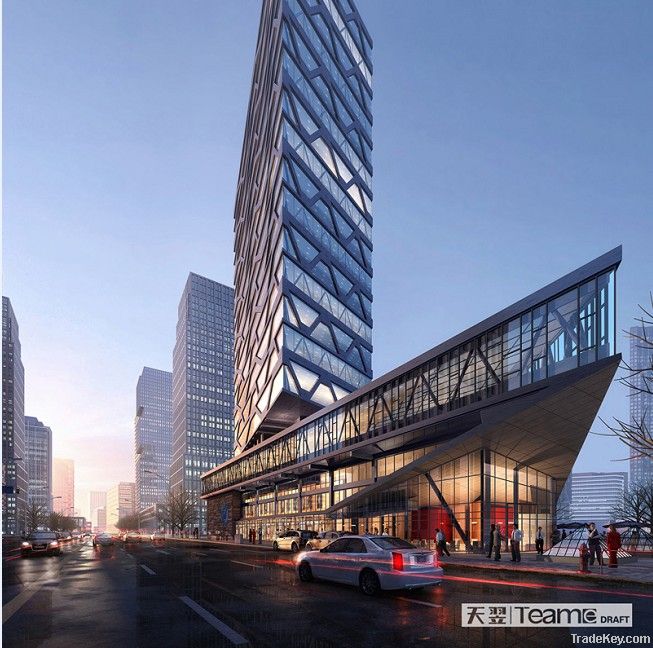 Office building renderings/perspectives