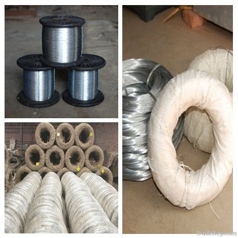 Galvanized iron wire manufacture