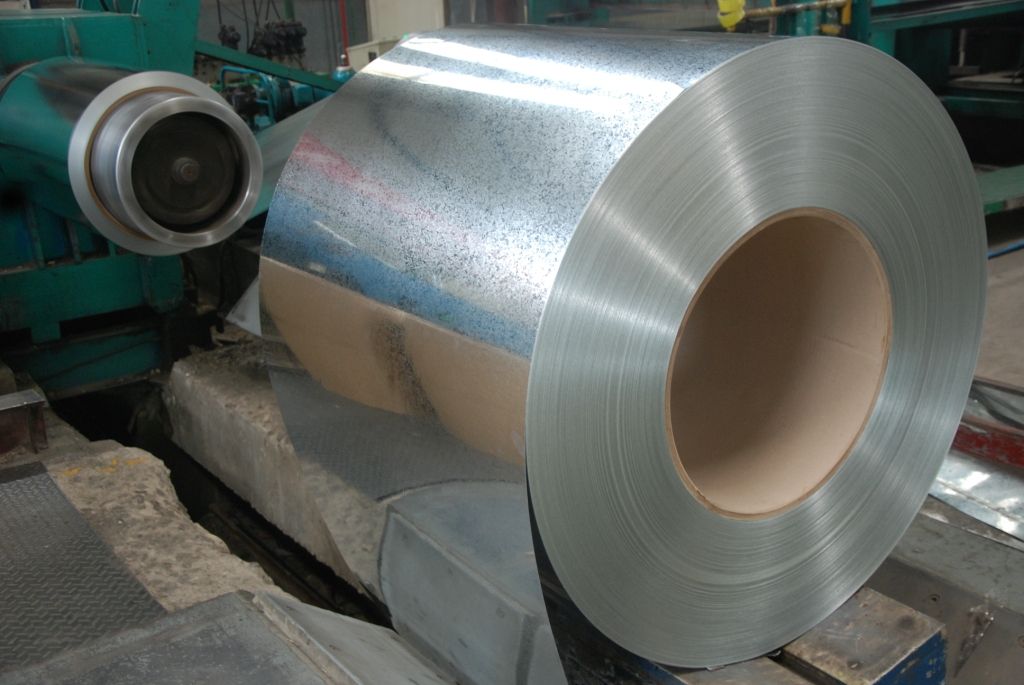 Galvanized steel sheet coils