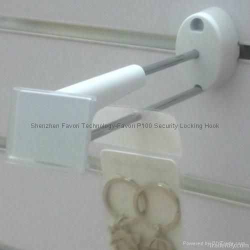 P100 Favori Slatwall Security Hook, Locking Hook, Anti-theft Hook