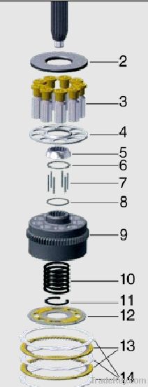 Hydraulic Swing Moter for M2X Series