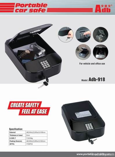 car safe / auto safe / portable car safe / digital car safe/pistol safe