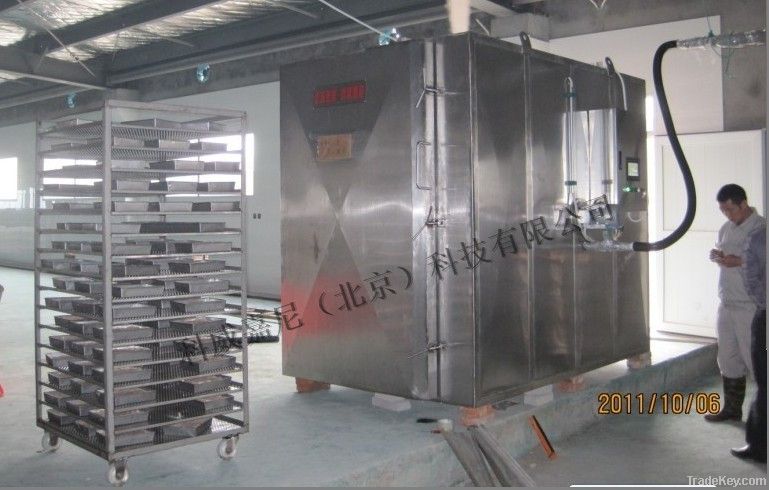 Blast freezer/ food quick freezer with handcart