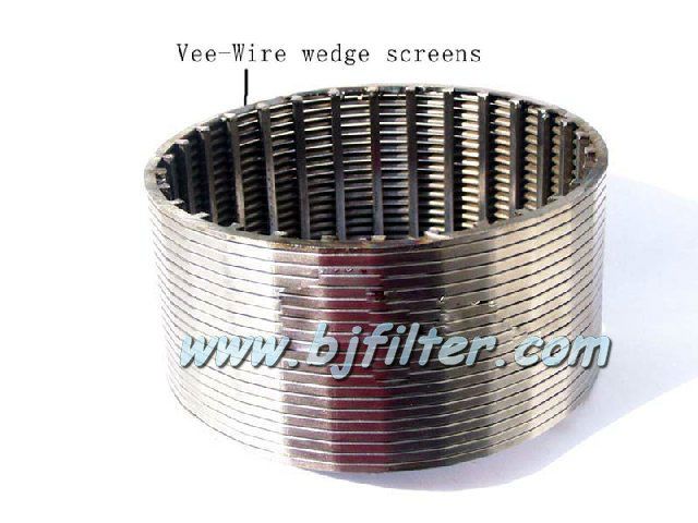 stanless steel water well wedge wire filter pipe