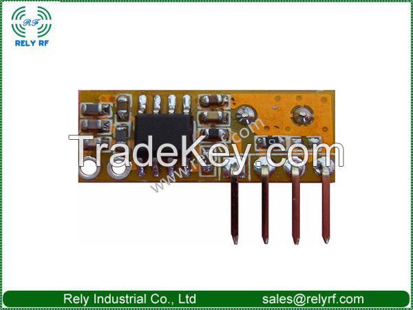 ASK Superheterodyne Receiver WR-RY-42 315or433.92MHZ -105dBm