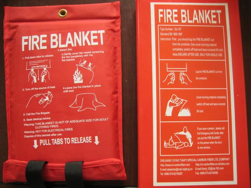 fire blanket,fire fighting blanket CE BSI FIRE BLANKET