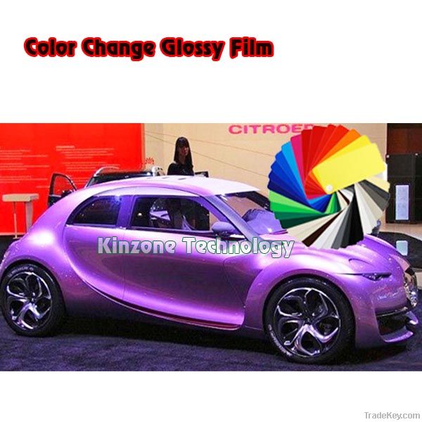 Glossy Purple Car Color Change Vinyl Film