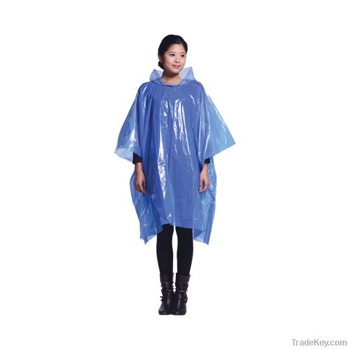 Disposable  Adult Emergency Rain Poncho