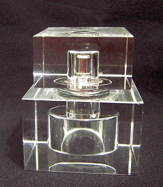 crystal perfume bottle