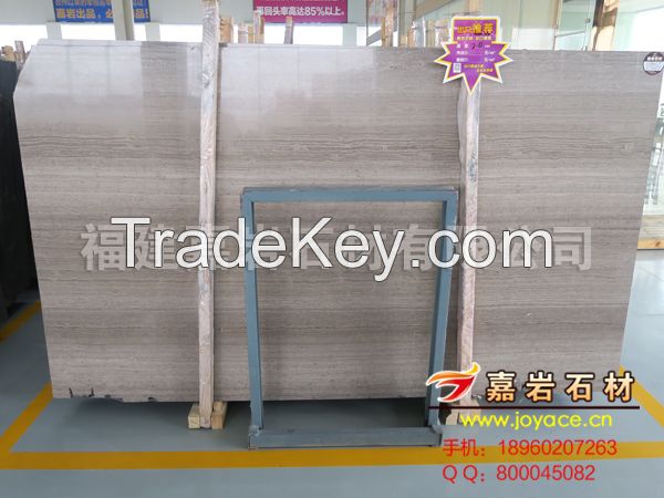 Grey Marble Chinese Grey Wooden Marble Slab Tile