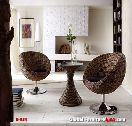 Chair Rattan Stainless sets