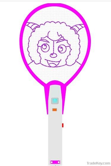 Double Switch Two Layer Mosquito Swatter