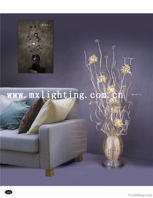 Modern aluminum home floor standing lamps ML6142-10