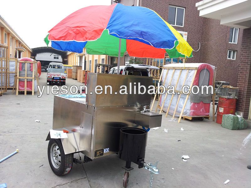 Mobile Stainless Steel Hot Dog Cart YS-HD120