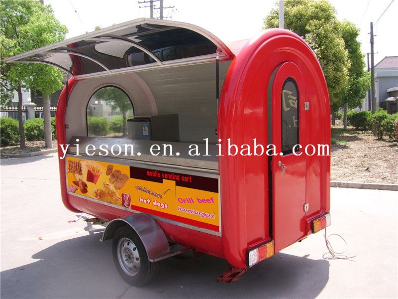 Mobile Food Cart with Wheels for BBQ YS-FV300