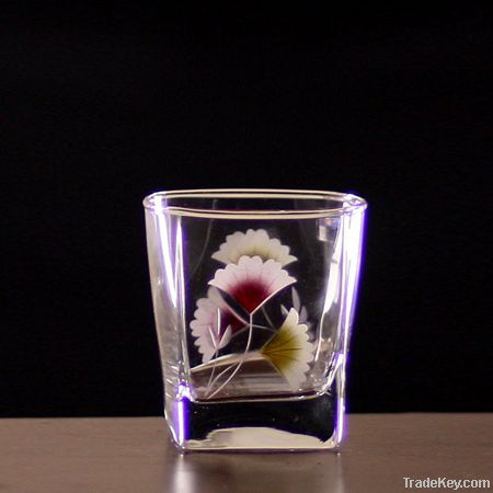 glass cup, glassware, glass tumbler