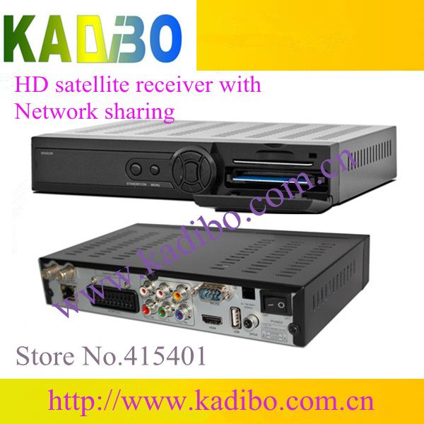 Excellent DVB S2 satellite tv receiver with hd tuner network sharing