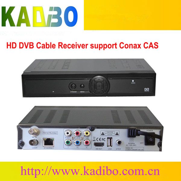 DVB cable receiver Q5 hd pvr cable tv box with Conax CAS CCCam Newcamd network sharing