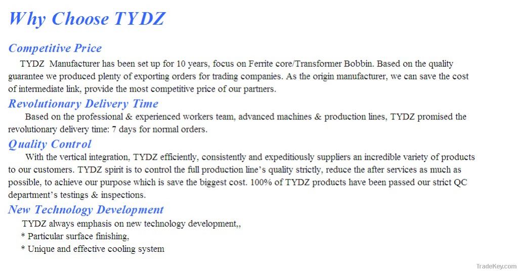 ET Series High Frequency Switch Power Transformer Used In Industrial