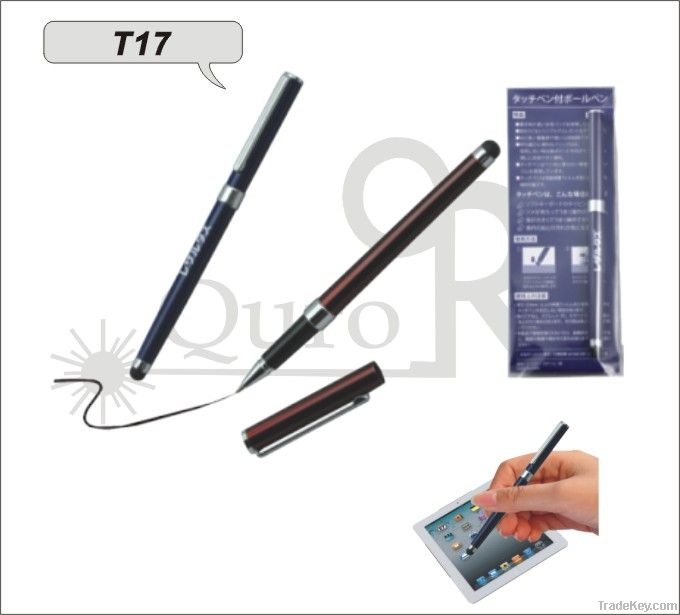 Factory hot sale touch pen stylus with ballpen