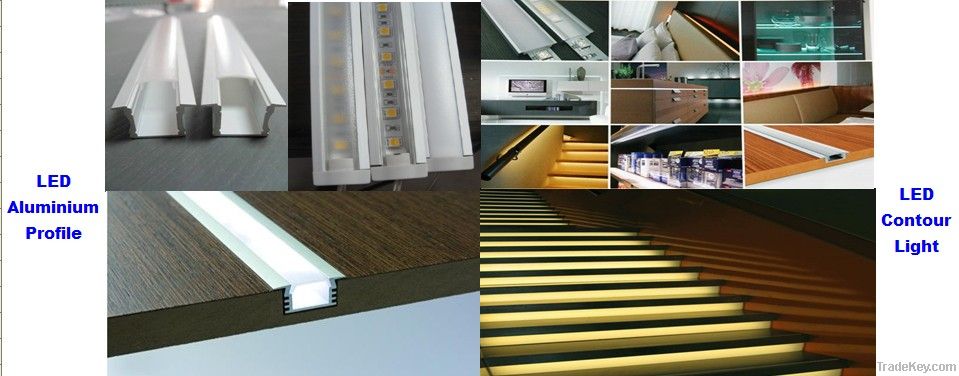 LED aluminium profile for decorative light