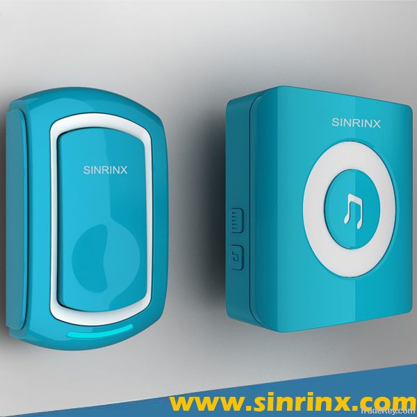 2013 piano design waterproof and LED light wireless doorbell