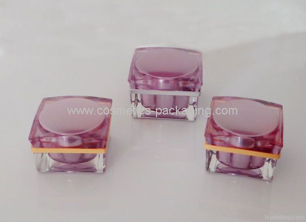 cosmetics packaging cream jar acrylic container