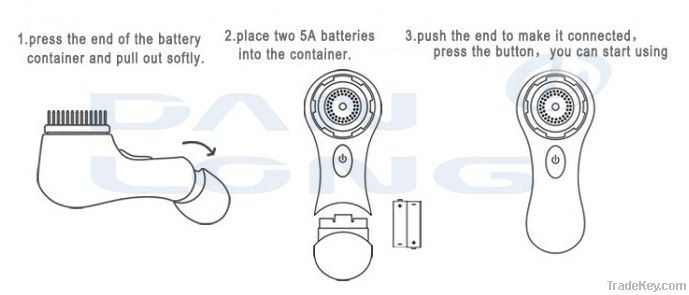 sonic facial brush