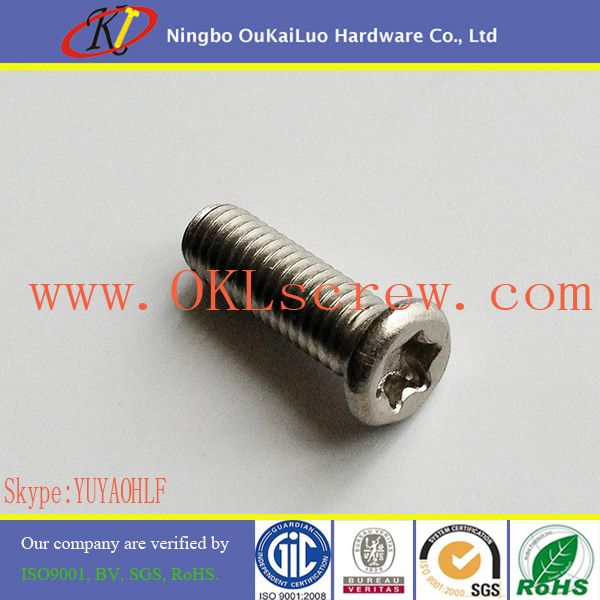 Stainless Steel Flat Head Torx Machine Screws