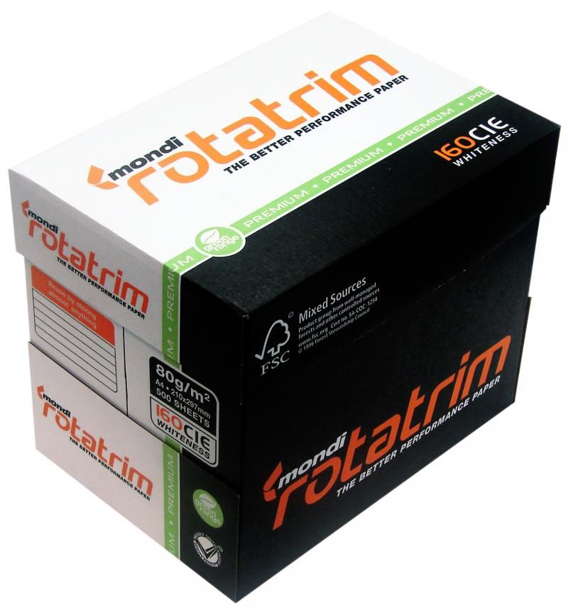 Mondi Rotatrim  A4 Copy Paper 80gsm/75gsm/70gsm