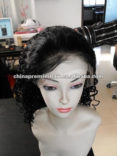 100% top quality 10&quot;-20&quot; 1# Glueless cap full lace Wigs