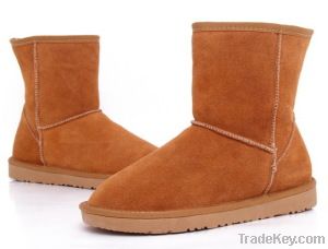 Sheepskin Leather Winter  Snow  Boot