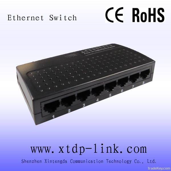 8port unmanaged network switch with IP178C chipest