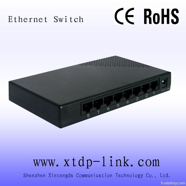 8port unmanaged network switch with IP178C chipest