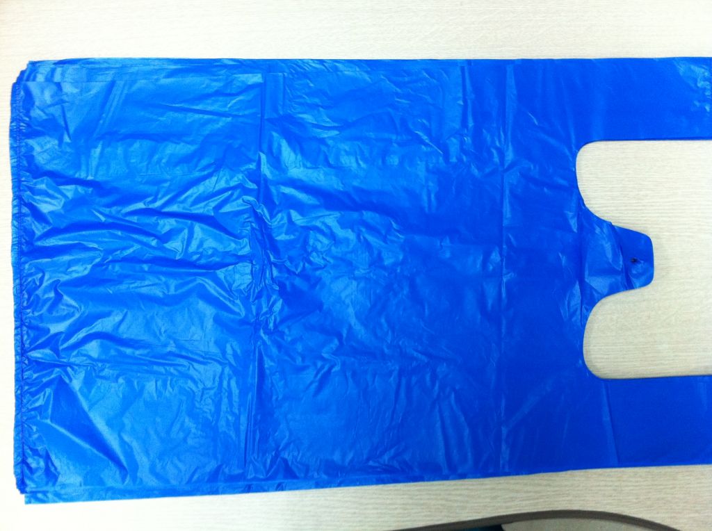 hdpe transparent or white tshirt bag unprinted