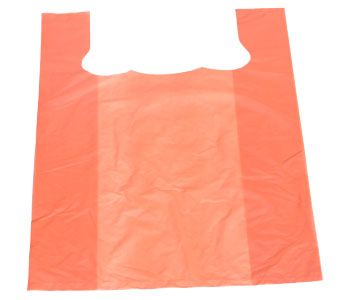 hdpe transparent or white tshirt bag unprinted