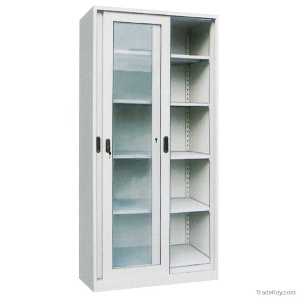 Steel Filing Glass Cabinet