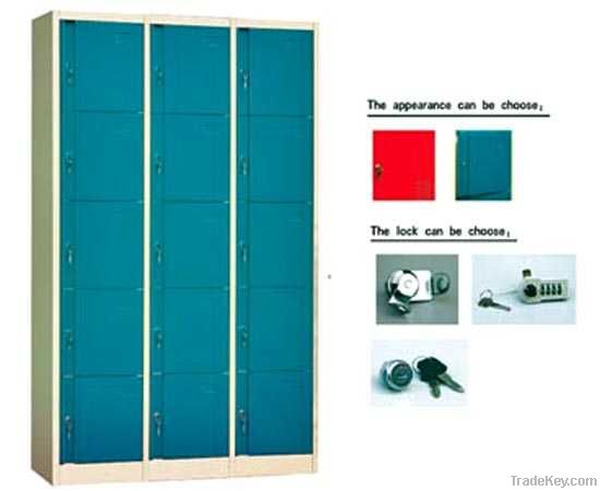 Coloful 15 doors steel storage cabinet